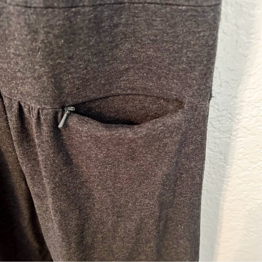 Lucy Razorback Active Gray Dress with Zippered Front Pocket, Size Small - Picture 2 of 6